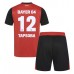 Bayer Leverkusen Edmond Tapsoba #12 Dětské Oblečení Domácí Dres 2024-25 Krátkým Rukávem (+ trenýrky)